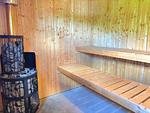 Sauna mit Holzofen im Ferienhaus Villa Yasjö - Villa Yasjö - Top-Hundeurlaub