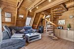 Wohnzimmer - Ferienhaus Fritzis Traum vom Meer - Top-Hundeurlaub