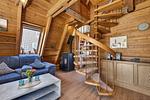 Wohnzimmer - Ferienhaus Fritzis Traum vom Meer - Top-Hundeurlaub
