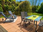 Terrasse - Nurdachhaus Storchennest - Top-Hundeurlaub