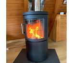 Kamin-/Ofen - Nurdachhaus Storchennest - Top-Hundeurlaub