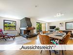 Essbereich im Wohnzimmer - Ferienwohnung Aussichtsreich - Top-Hundeurlaub
