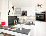 Küche / Küchenzeile - Haus Strandhafer - Top-Hundeurlaub