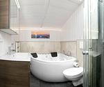 Badezimmer - Haus Strandhafer - Top-Hundeurlaub