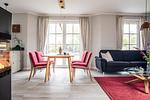 Wohnzimmer - Ferienhaus Seeadler 11 - Top-Hundeurlaub