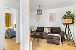 Wohnzimmer - Ferienwohnung Zitroneninsel - Top-Hundeurlaub
