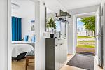Fassade / Eingang - Ferienwohnung Zitroneninsel - Top-Hundeurlaub