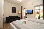 Wohnzimmer - Auf den Höfen Fewo 30.2 "Rollmops" - Top-Hundeurlaub