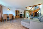 Wohnzimmer - Maisonette-Wohnung 55/26 mit Seeblick - Top-Hundeurlaub
