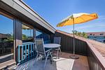 Balkon - Maisonette-Wohnung 55/26 mit Seeblick - Top-Hundeurlaub