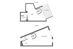 Grundriss - Maisonette-Wohnung 55/26 mit Seeblick - Top-Hundeurlaub