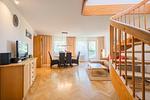 Wohnzimmer - Maisonette-Wohnung 55/27 mit Seeblick - Top-Hundeurlaub