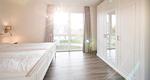 Schlafzimmer - Haus Nr. 06, Ferienhaus Deichgraf - Top-Hundeurlaub