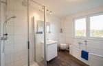 Badezimmer - Haus Nr. 06, Ferienhaus Deichgraf - Top-Hundeurlaub
