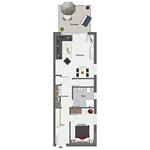 Grundriss - Wohnung 01-4 - Top-Hundeurlaub