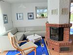 Wohnzimmer - Ferienhaus Fröhlich - Top-Hundeurlaub