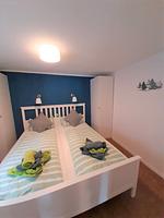 Schlafzimmer - Ferienwohnung Kajüte - Top-Hundeurlaub