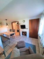 Wohnzimmer - Ferienwohnung Kajüte - Top-Hundeurlaub
