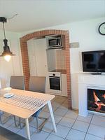 Küche / Küchenzeile - Ferienwohnung Kajüte - Top-Hundeurlaub
