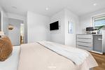 Schlafzimmer - Ferienwohnung Nordglanz Olpenitz - Top-Hundeurlaub