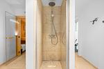 Badezimmer - Ferienwohnung Nordglanz Olpenitz - Top-Hundeurlaub