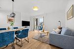 Wohnzimmer - Ferienwohnung TheViewC09 Ankerplatz Dagebüll - Top-Hundeurlaub