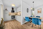 Küche / Küchenzeile - Ferienwohnung TheViewC09 Ankerplatz Dagebüll - Top-Hundeurlaub