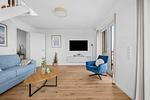 Wohnzimmer - Ferienwohnung TheViewC10 Deichkrone Dagebüll - Top-Hundeurlaub