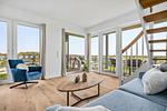 Wohnzimmer - Ferienwohnung TheViewC10 Deichkrone Dagebüll - Top-Hundeurlaub