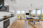 Küche / Küchenzeile - Ferienwohnung TheViewC10 Deichkrone Dagebüll - Top-Hundeurlaub