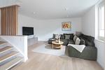 Wohnzimmer - Dünenquartier No. 1 - Top-Hundeurlaub