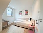 Schlafzimmer - Dünenquartier No. 2 - Top-Hundeurlaub