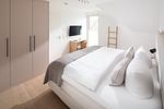 Schlafzimmer - Dünenquartier No. 2 - Top-Hundeurlaub