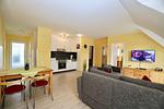 Wohnzimmer - Ferienwohnung 5 - Top-Hundeurlaub