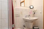 Badezimmer - Deutsches Haus Zimmer 16 - Top-Hundeurlaub