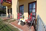 Terrasse - Deutsches Haus Zimmer 16 - Top-Hundeurlaub