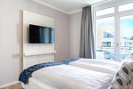 Schlafzimmer - Exklusivsuite 3.03 - luxuriös & hundefreundlich - Top-Hundeurlaub