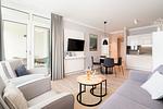 Wohnzimmer - Exklusives Apartment 3.11 mit Strandkorb, Begrüßungsgetränken und hundefreundlich - Top-Hundeurlaub