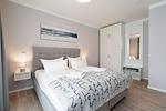 Schlafzimmer - Exklusives Apartment 3.11 mit Strandkorb, Begrüßungsgetränken und hundefreundlich - Top-Hundeurlaub