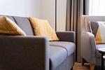 Wohnzimmer - Exklusivsuite 3.05 - Top-Hundeurlaub