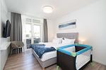 Schlafzimmer - Exklusivsuite 3.05 - Top-Hundeurlaub