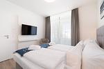 Schlafzimmer - Exklusivsuite 3.05 - Top-Hundeurlaub