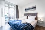 Schlafzimmer - Exklusivsuite 3.05 - Top-Hundeurlaub