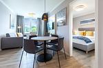 Wohnzimmer - Deluxe-Apartment 2.06 - Top-Hundeurlaub