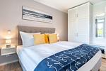 Schlafzimmer - Deluxe-Apartment 2.06 - Top-Hundeurlaub