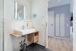 Badezimmer - Exklusivsuite 3.09 mit Strandkorb am Strand - Top-Hundeurlaub