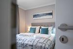 Schlafzimmer - Exklusivsuite 3.09 mit Strandkorb am Strand - Top-Hundeurlaub