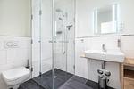 Badezimmer - Deluxe-Apartment 2.07 mit Strandkorb am Strand - Top-Hundeurlaub