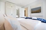 Schlafzimmer - Deluxe-Apartment 2.07 mit Strandkorb am Strand - Top-Hundeurlaub