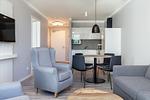 Wohnzimmer - Deluxe-Suite 1.13 - Top-Hundeurlaub